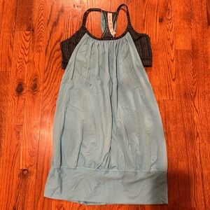 Blue Lululemon tank top size 6